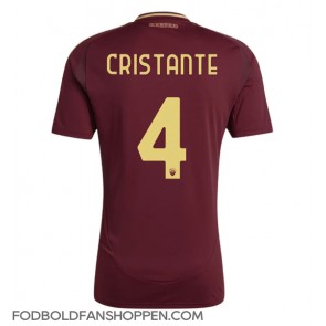 AS Roma Bryan Cristante #4 Hjemmebanetrøje 2024-25 Kortærmet